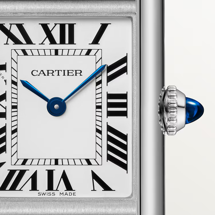Unworn Cartier Tank Must SolarBeat™ de Cartier, Small Stainless Steel, 29.5mm x 22mm, Ref# WSTA0060, Dial