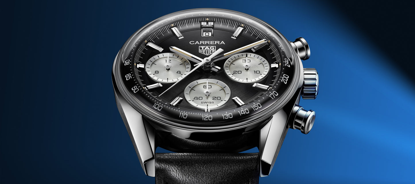 TAG HEUER CARRERA Automatic Chronograph, 39 mm, Steel CBS2210.FC6534