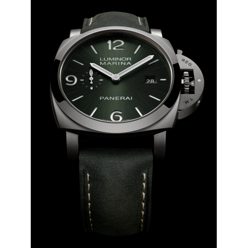 Unworn, Panerai Luminor Marina Titanio, 44mm, Titanium, Ref# PAM03325, Dial