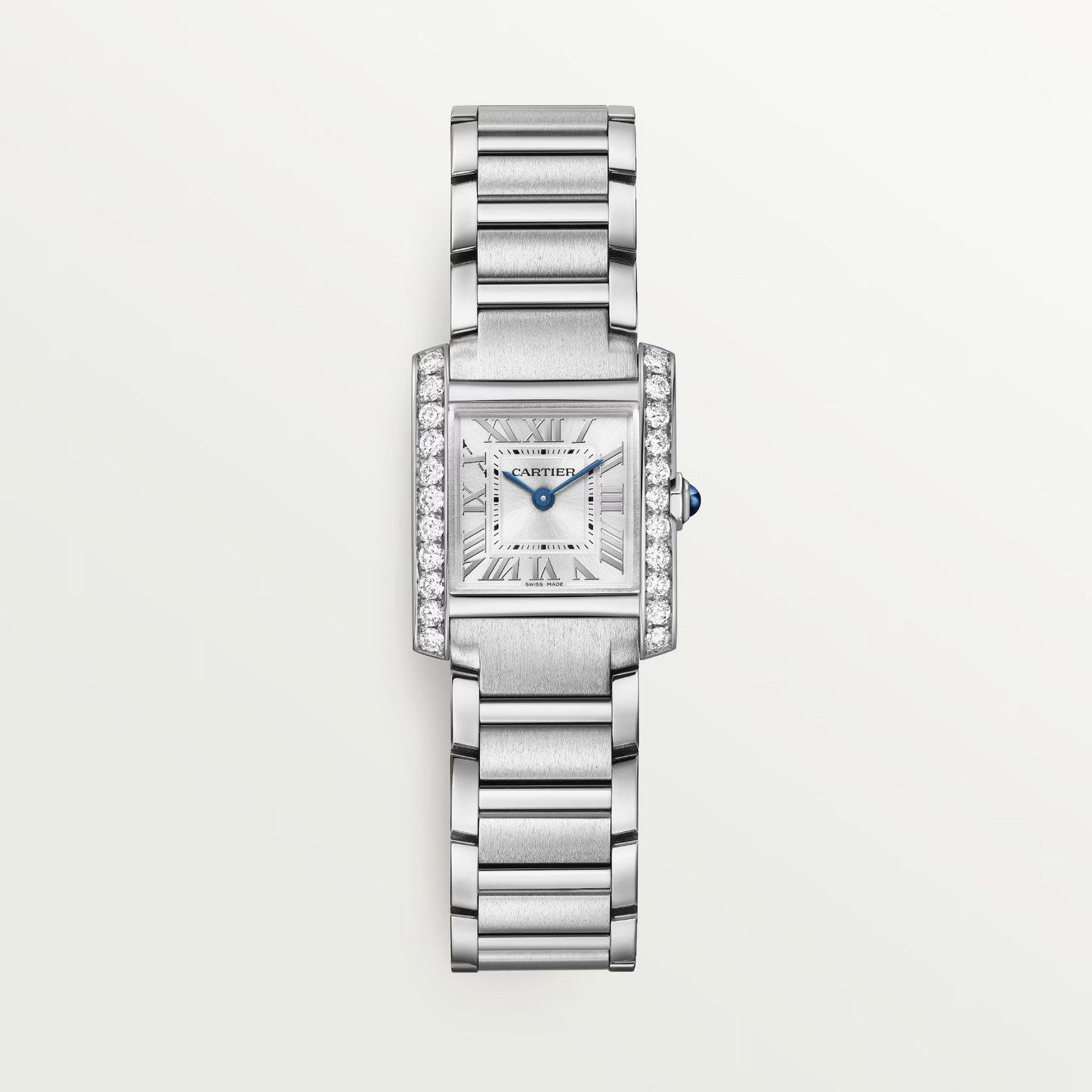 Unworn Cartier Tank Francaise, Stainless Steel, 25.7mm x 21.2mm, Ref# W4TA0020