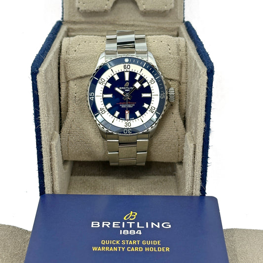 Breitling Superocean Automatic Ref# A17375E71C1A1, Unworn 2025, box and papers