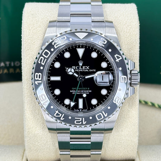 Unworn Rolex GMT-Master II, Bruce Wayne, Black, Oyster, Ref# 126710grnr-0004