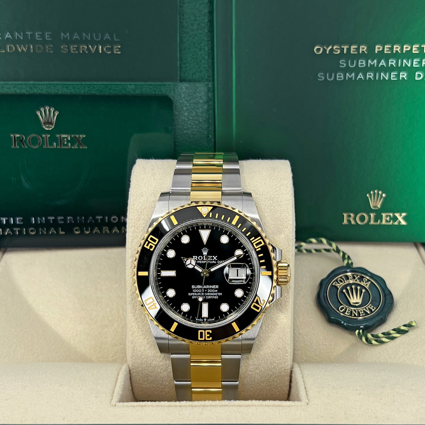 Rolex Submariner Date, Stainless Steel and 18k Yellow Gold, 41mm, Ref# 126613ln-0002