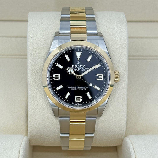 Rolex Explorer 36mm, Stainless Steel and 18k Yellow Gold, Ref# 124273