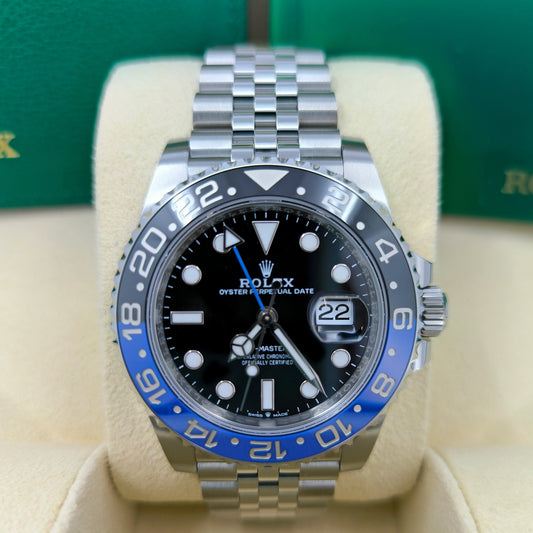 Pre-owned Rolex GMT-Master II, aka Batgirl, 40mm, Ref# 126710BLNR