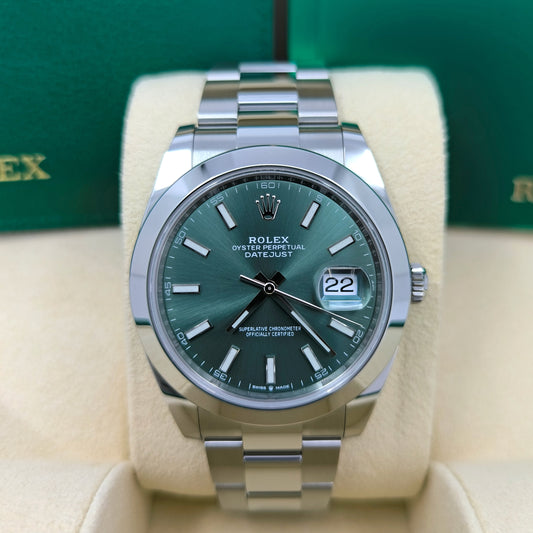 Pre-owned Rolex Datejust 41mm, Oystersteel, Ref# 126300-0019
