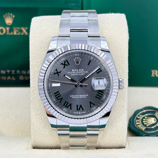 Rolex Datejust 41, Oystersteel and 18k White Gold, 41mm, Ref# 126334-0021