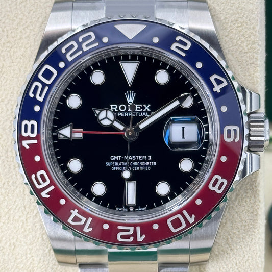 Rolex GMT-Master II Oystersteel Ref# 126710BLRO-0002