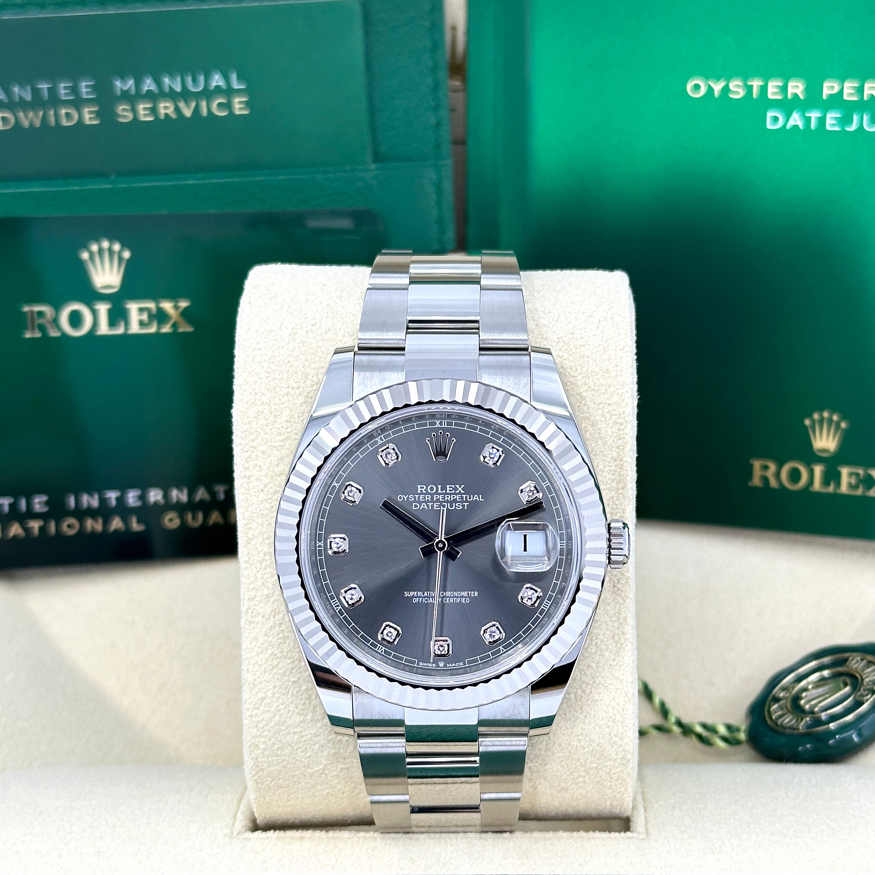 Rolex Datejust 41, Stainless Steel and 18k White Gold, 41mm, Ref