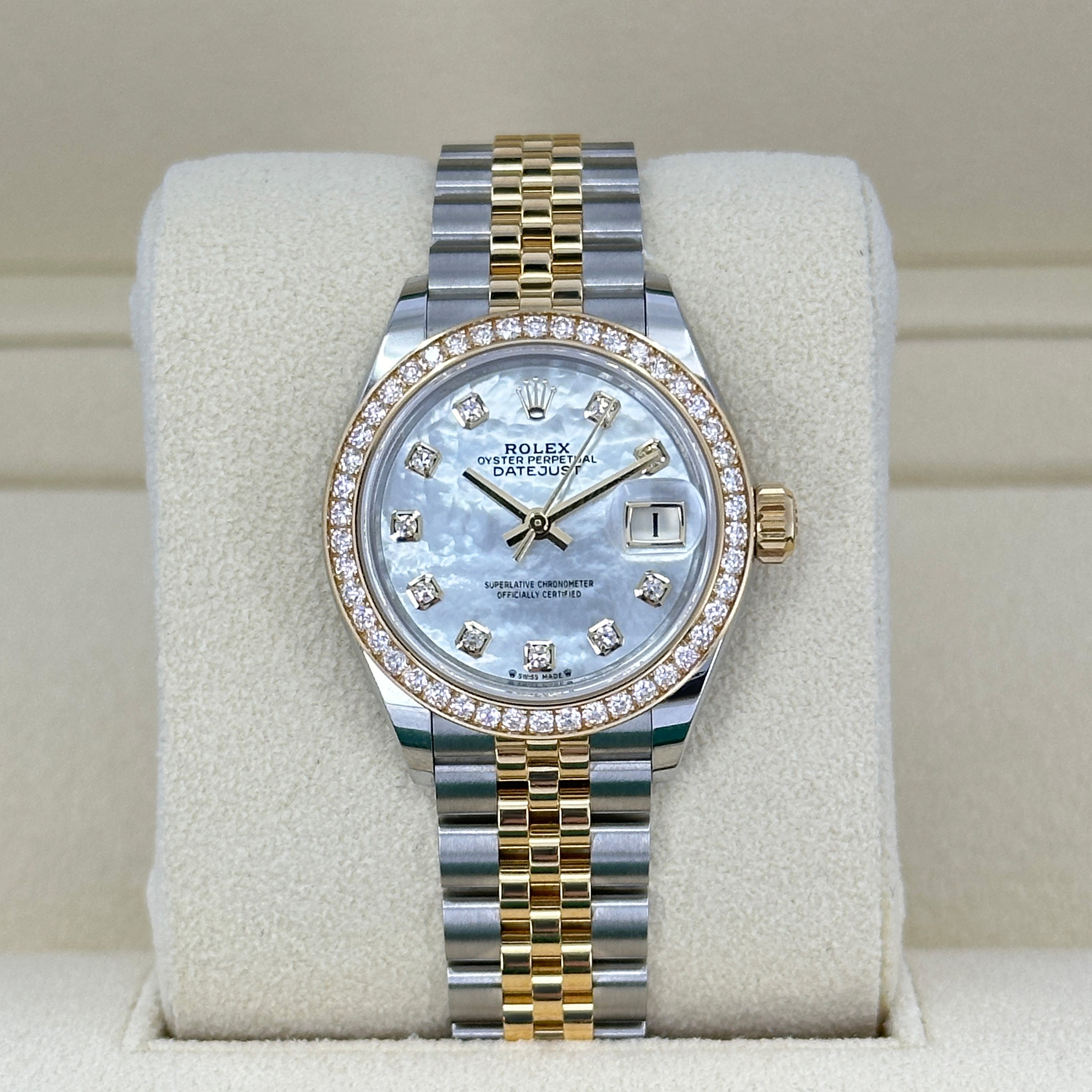 Rolex Lady-Datejust 28, Oystersteel and 18k Yellow Gold, Ref