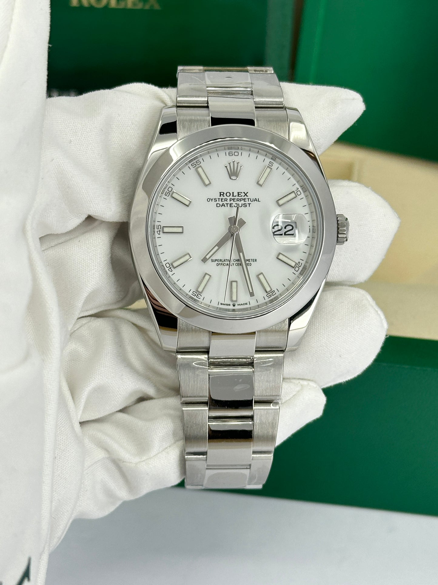 Pre-owned Rolex Datejust 41, Stainless Steel, 41mm, Ref# 126300-0005