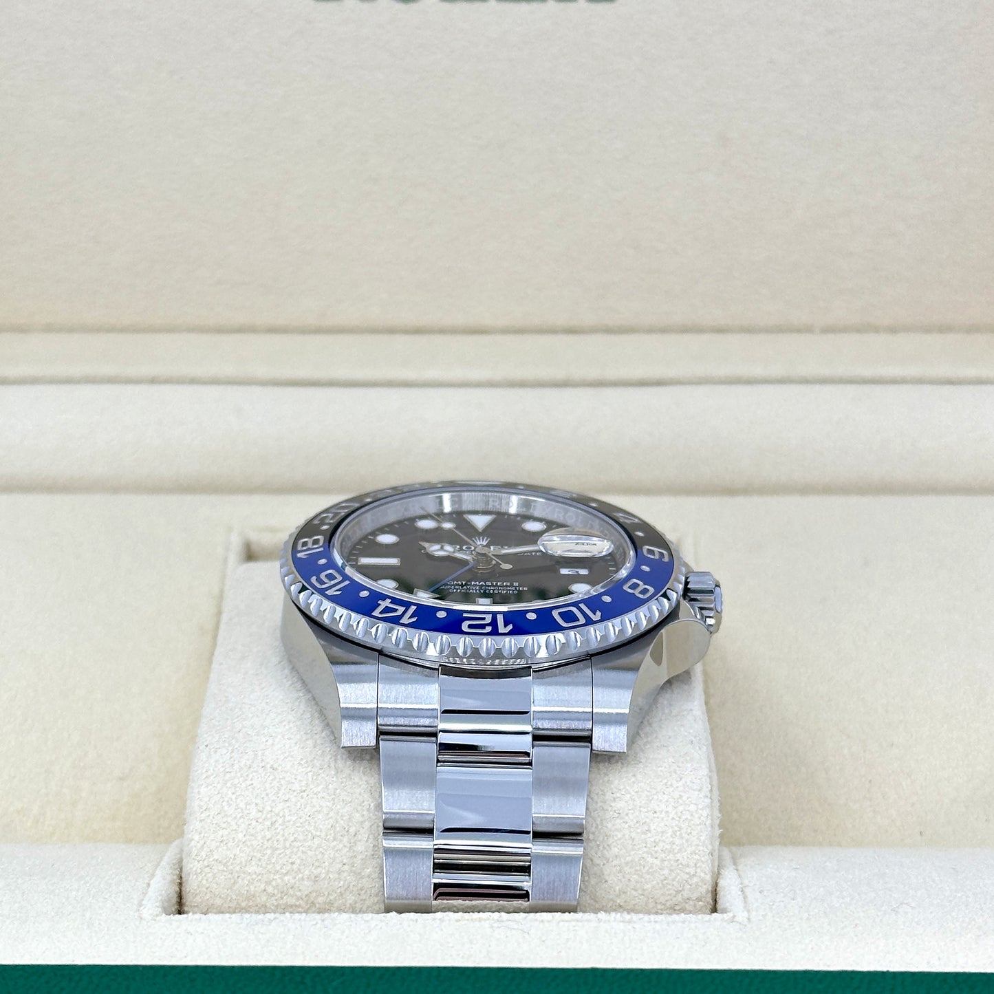 Pre-owned Rolex GMT-Master II Oystersteel Ref# 126710BLNR-0003