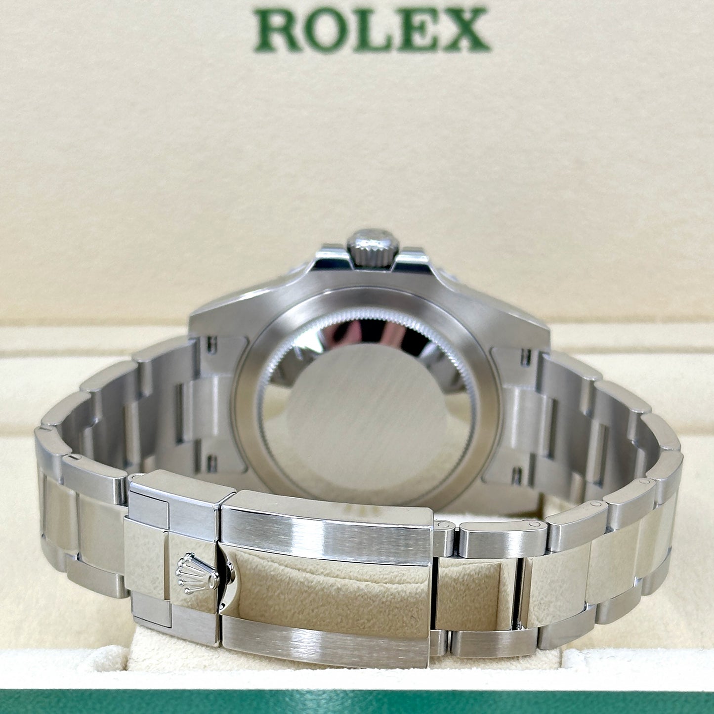 Pre-owned Rolex GMT-Master II Oystersteel Ref# 126710BLNR-0003