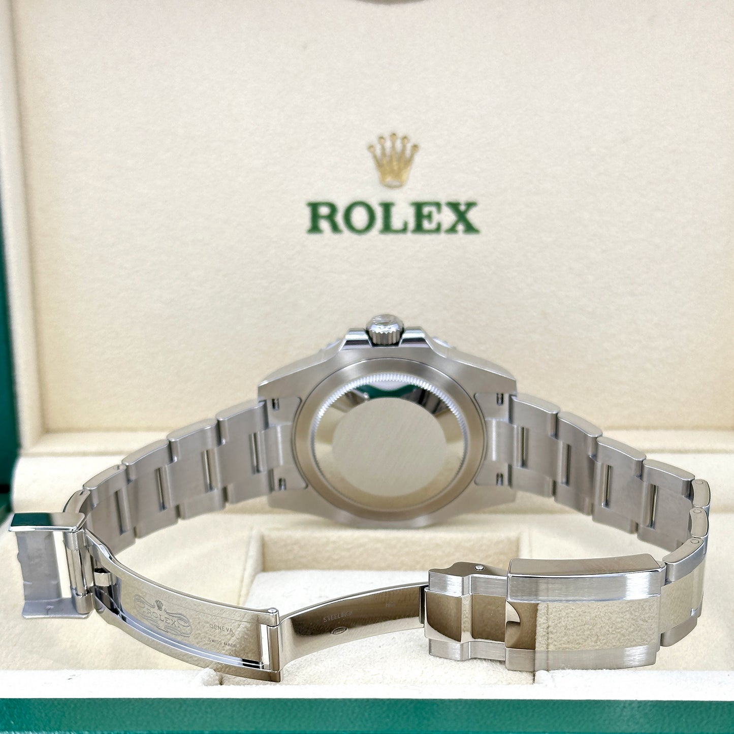 Pre-owned Rolex GMT-Master II Oystersteel Ref# 126710BLNR-0003