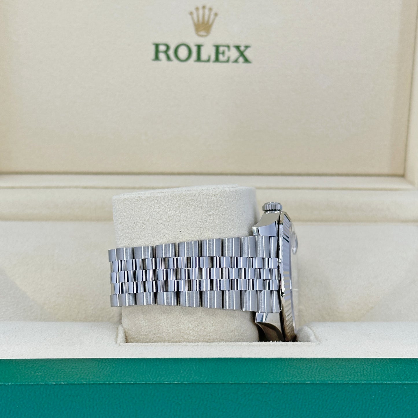 Rolex Datejust 41, Oystersteel, 18k White Gold, and Diamonds, 41mm, Ref# 126334-0006