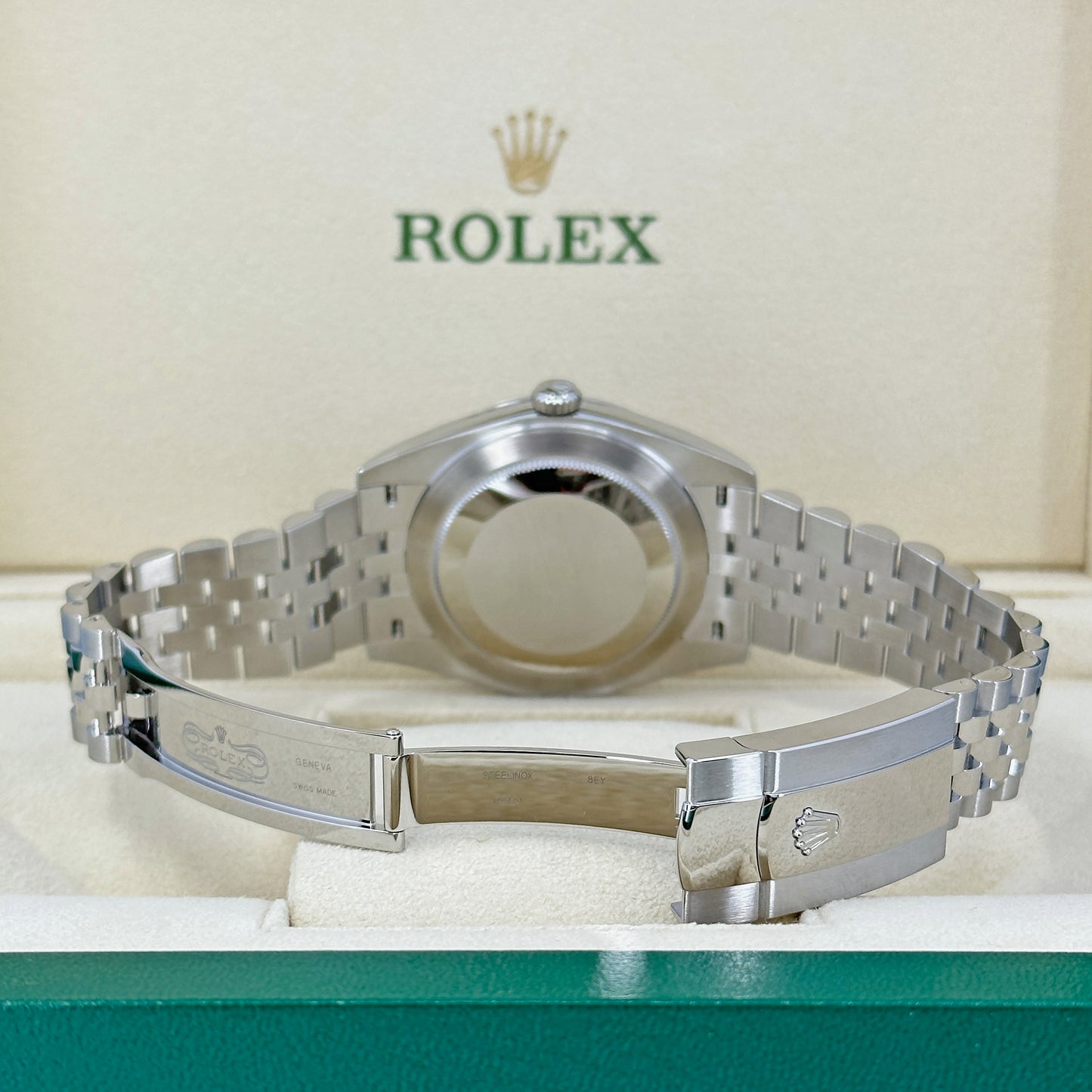 Rolex Datejust 41, Oystersteel, 18k White Gold, and Diamonds, 41mm, Ref# 126334-0006