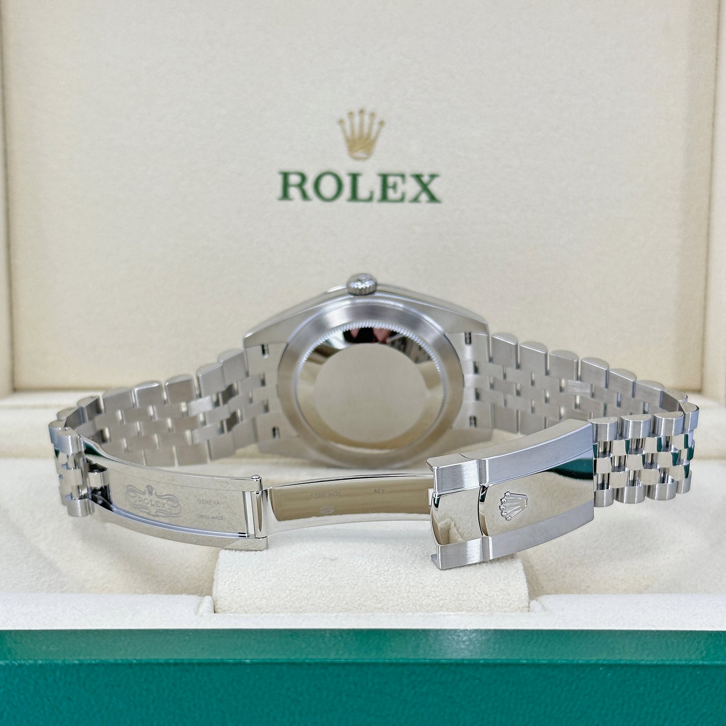 Rolex Datejust 41, Oystersteel, 18k White Gold, and Diamonds, 41mm, Ref# 126334-0006