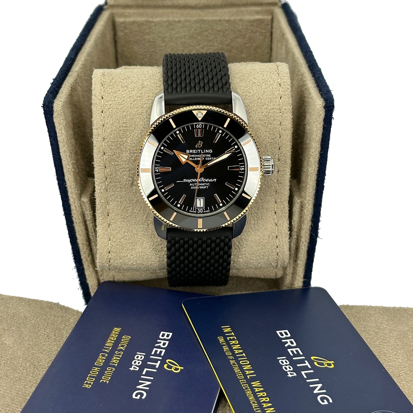 Breitling Superocean Heritage B20 Automatic 42, Ref# UB2010121B1S1, box and papers