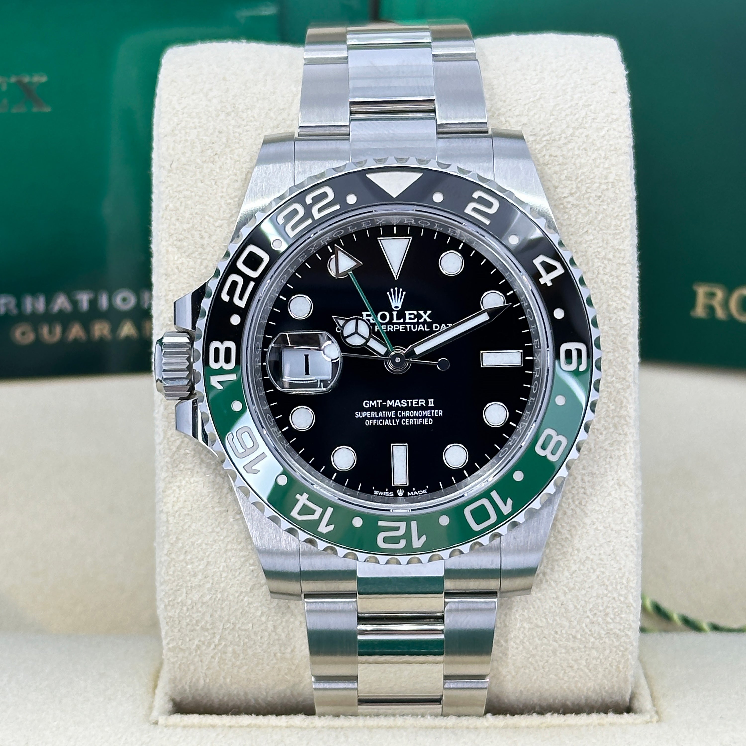 Rolex, GMT-Master II Sprite, Oystersteel, Black, 40mm, Oyster, Ref