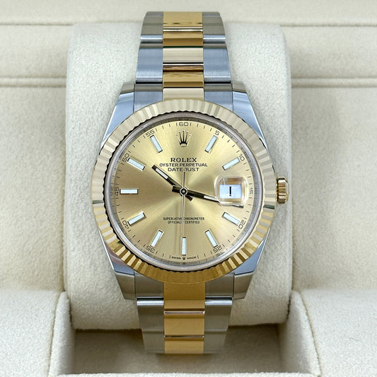 Rolex Datejust 41 Oystersteel and yellow gold Ref# 126333-0009