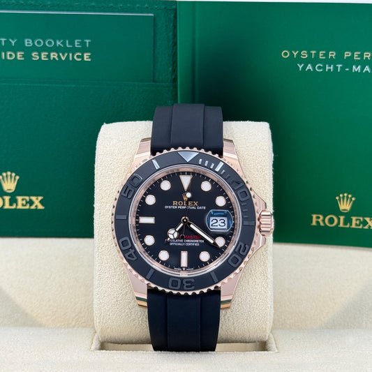 Pre-owned Rolex Yacht-Master 40, 18k Everose Gold, 40mm, Ref# 126655-0002