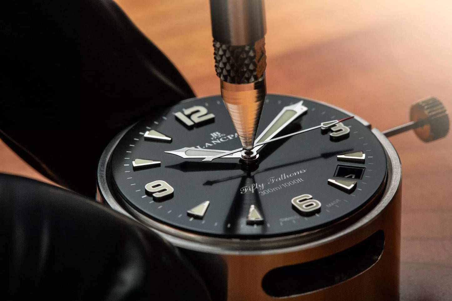 Unworn Blancpain Fifty Fathoms Automatique, Titanium, 42.3mm, Ref# 5010-12B30-B52A, Dial 1