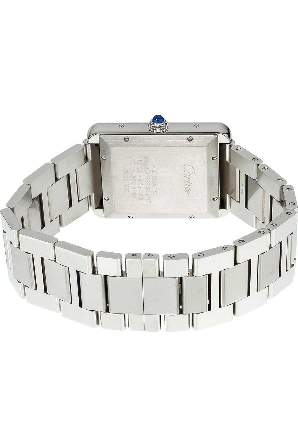 Unworn, Cartier Tank Solo, Stainless Steel, 41mm x 31mm, Ref# W5200028, Main view back