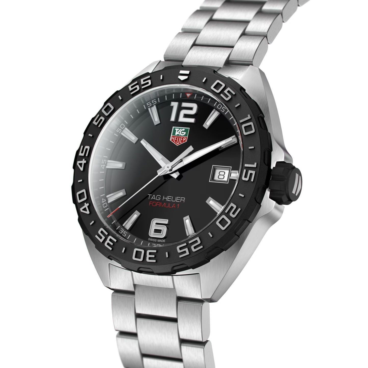 Unworn 2025, Formula 1 Date 41mm Steel Quartz Ref# WAZ1110.BA0875 box and papers
