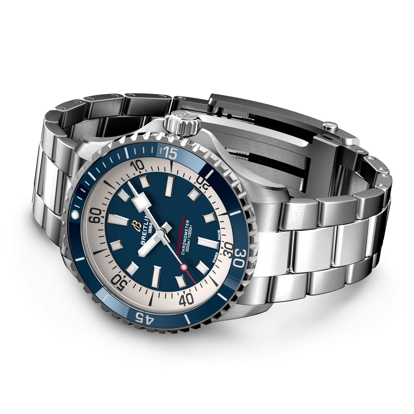 Side Breitling Superocean Automatic Ref# A17375E71C1A1