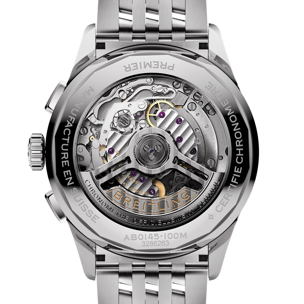Breitling Premier B01 Chronograph Ref# AB0145171C1A1, box and papers