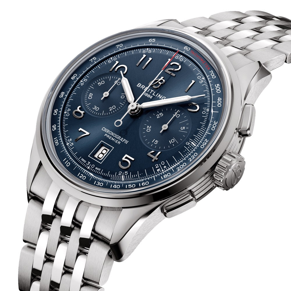 Breitling Premier B01 Chronograph Ref# AB0145171C1A1, box and papers