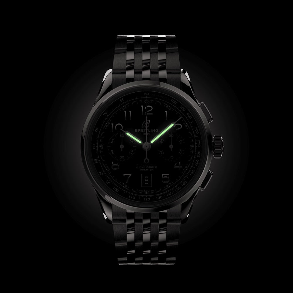 Breitling Premier B01 Chronograph Ref# AB0145221B1A1, box and papers