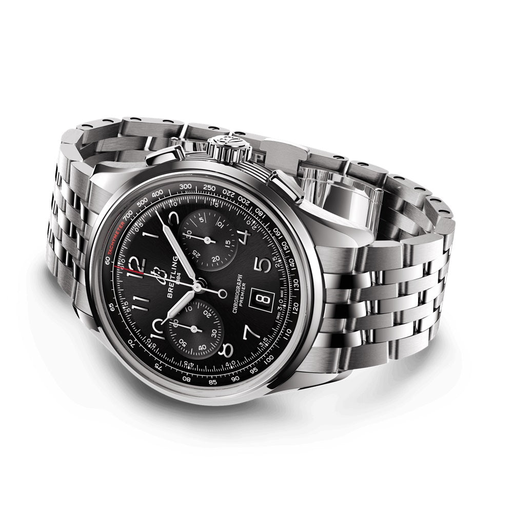 Breitling Premier B01 Chronograph Ref# AB0145221B1A1, box and papers