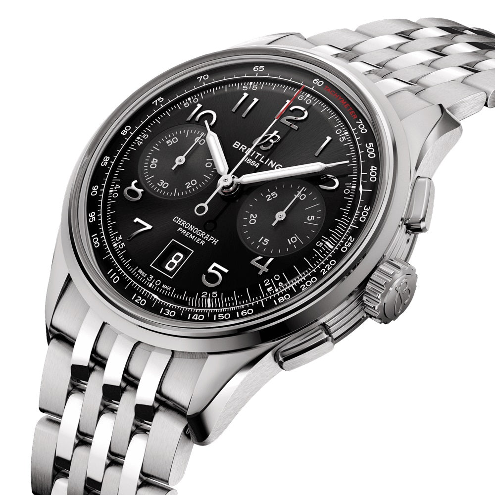 Breitling Premier B01 Chronograph Ref# AB0145221B1A1, box and papers