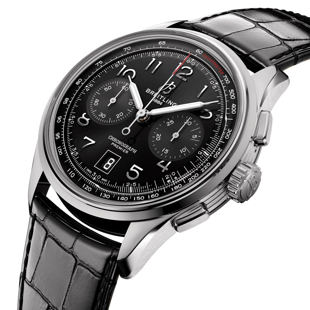 Breitling Premier B01 Chronograph Ref# AB0145221B1P1, box and papers