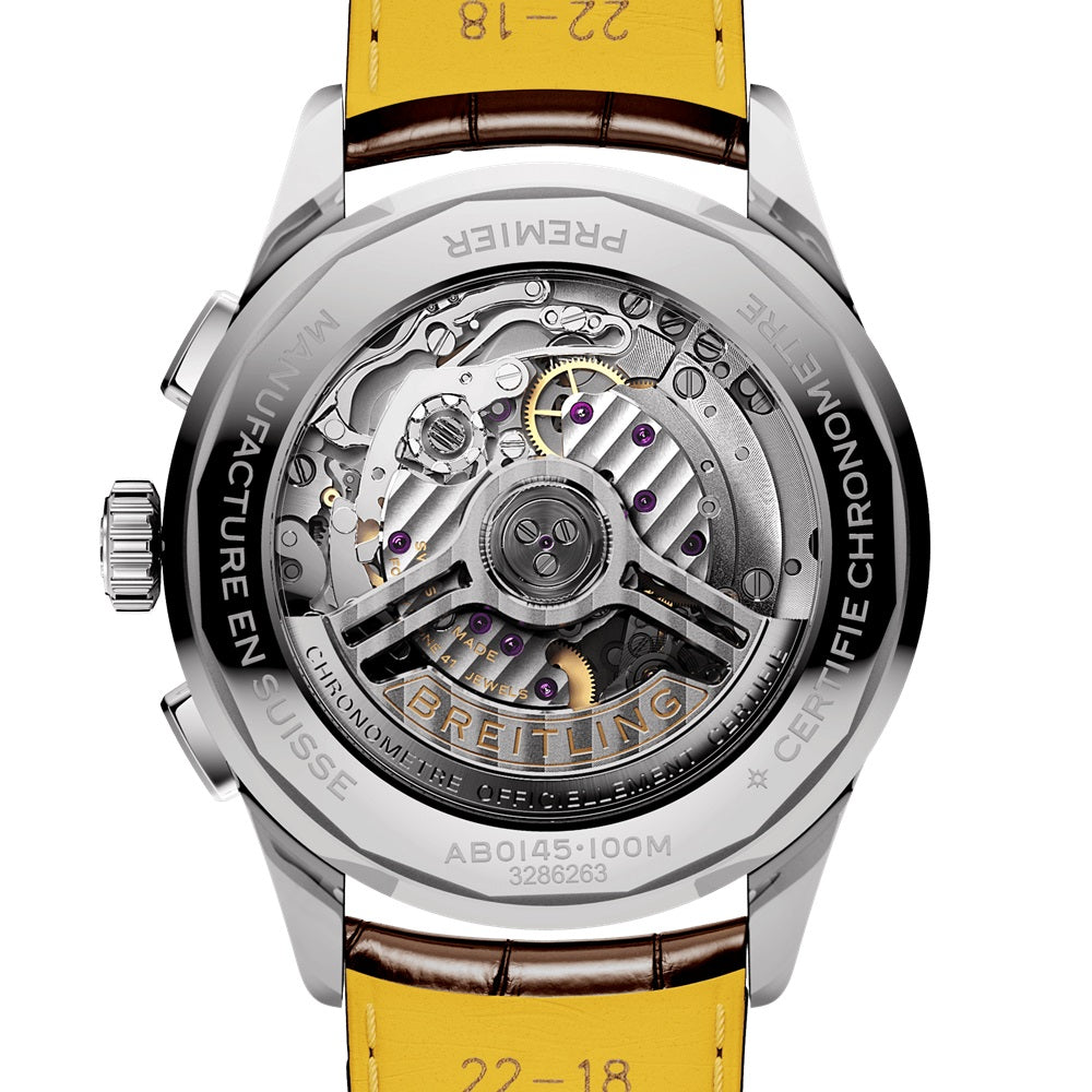 Breitling Premier B01 Chronograph Ref# AB0145331K1P1, box and papers