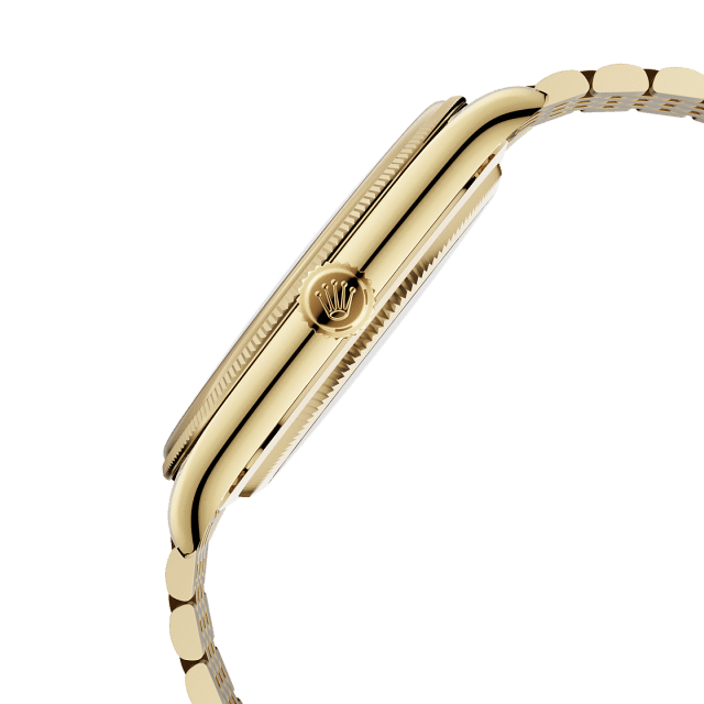 Unworn 2025, Rolex Perpetual 1908, 18k Yellow Gold, 39mm, Ref# 52508-0007, box and papers, Right