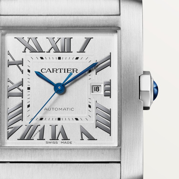 Unworn Cartier Tank Francaise de Cartier, Large Stainless Steel, 36.7mm x 30.5mm, Ref# WSTA0067, Dial