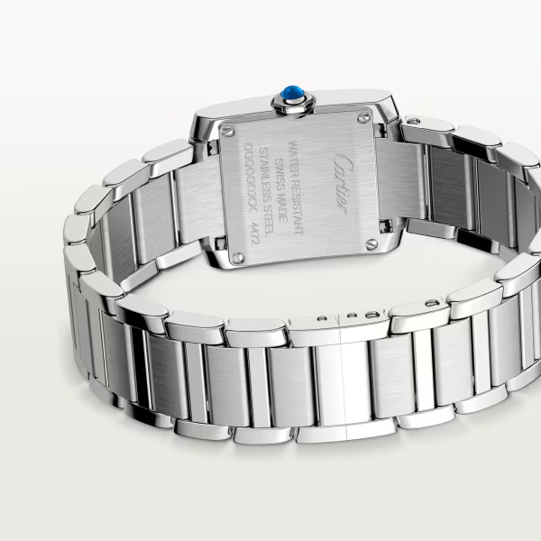 Unworn Cartier Tank Francaise, Stainless Steel, 25.7mm x 21.2mm, Ref# W4TA0020, back