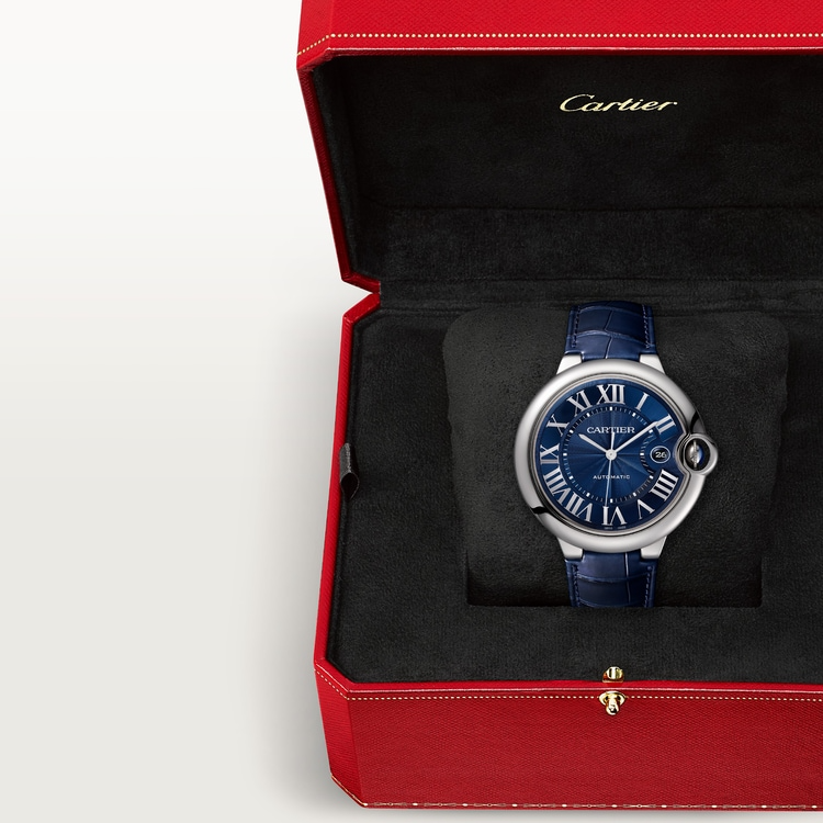 Unworn Cartier Ballon Bleu de Cartier, Stainless Steel, 42mm, Ref# WSBB0027, Watch i box