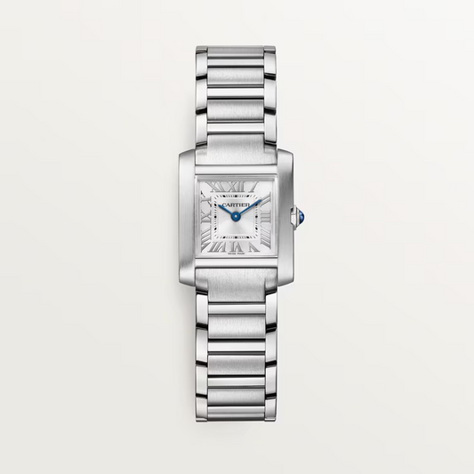 Unworn Cartier Tank Francaise de Cartier, Small Stainless Steel, 25.7mm x 21.2mm, Ref# WSTA0065