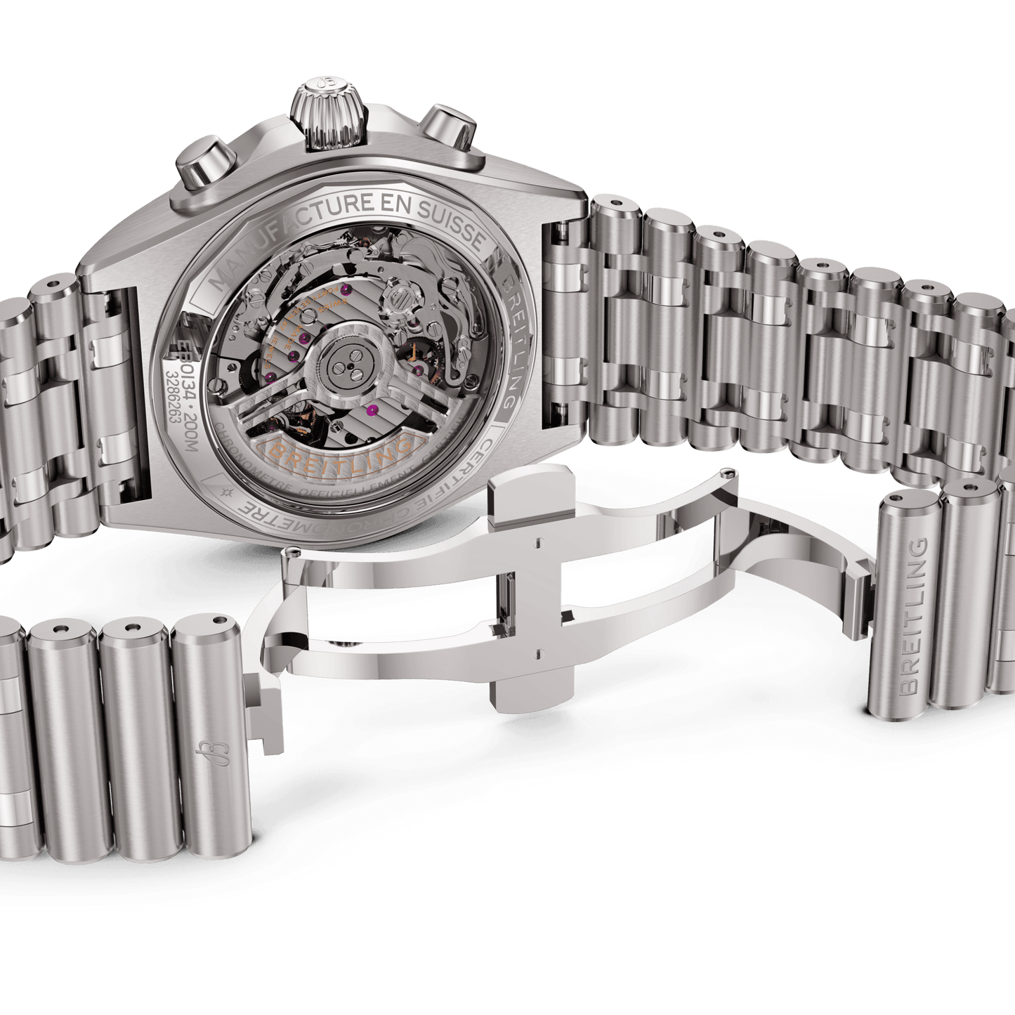 Breitling Super Chronomat B01 42, Titanium, Ref# EB0134101M1E1, Unworn 2024, Clasp