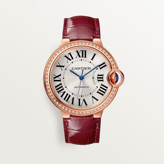 Unworn Cartier Ballon Bleu de Cartier, 18k Rose Gold with Diamond-set, 36mm, Ref# WJBB0034