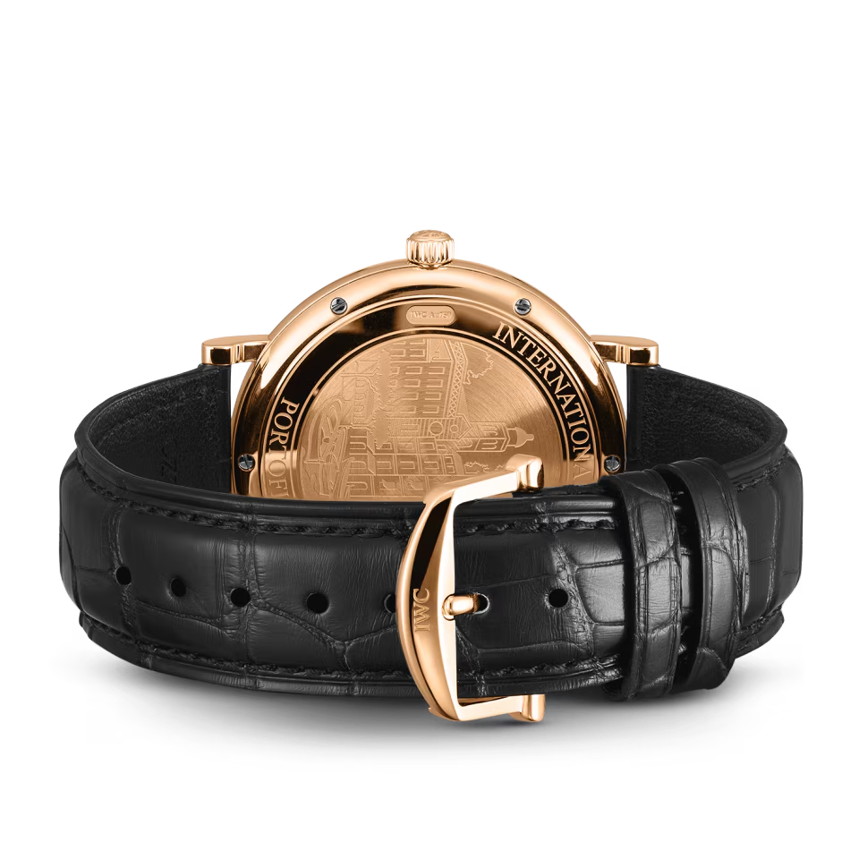 Unworn IWC Portofino Automatic, 18k Rose Gold, 40mm, Ref# IW356522, Strap and clasp
