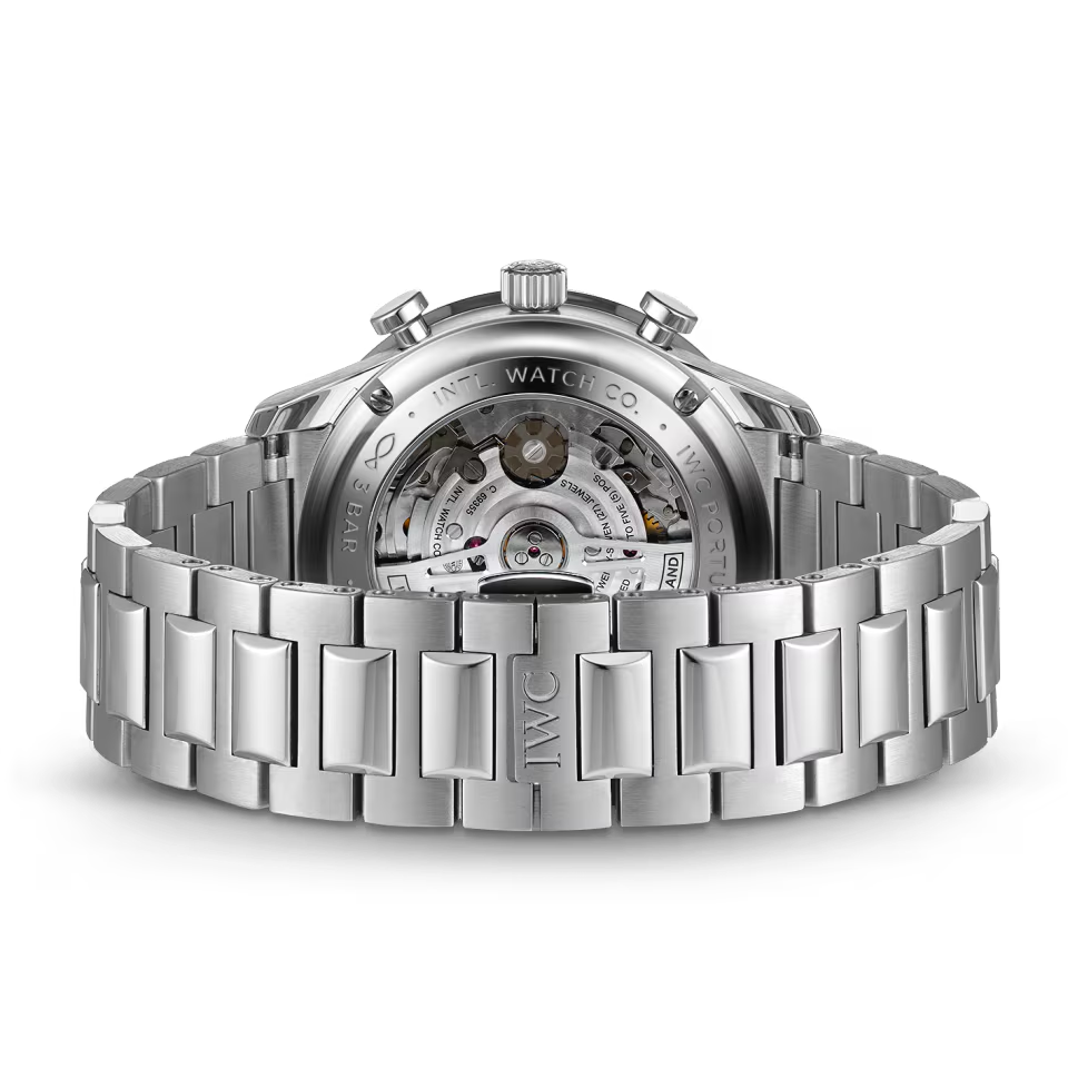 Unworn IWC Portugieser Automatic Chronograph, Stainless steel, 41 mm, Ref# IW371617, Bracelet