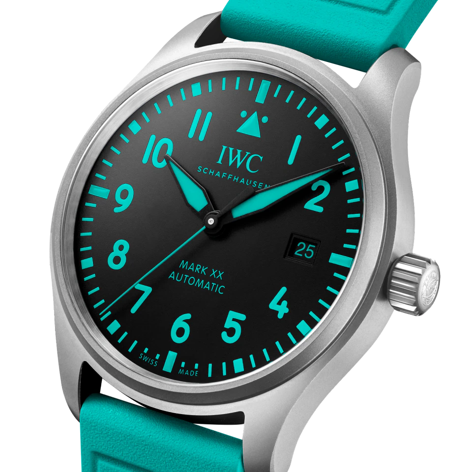 Unworn IWC Pilot’s Watch Mark XX Mercedes-AMG PETRONAS Formula One™ Team, Titanium, 40mm, Ref# IW328210, Dial