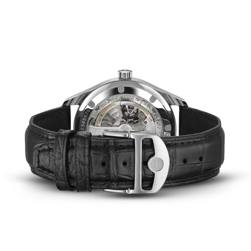 Unworn IWC Portugieser Automatic 40, Stainless steel, 40,4mm, Ref# IW358305, Strap and clasp