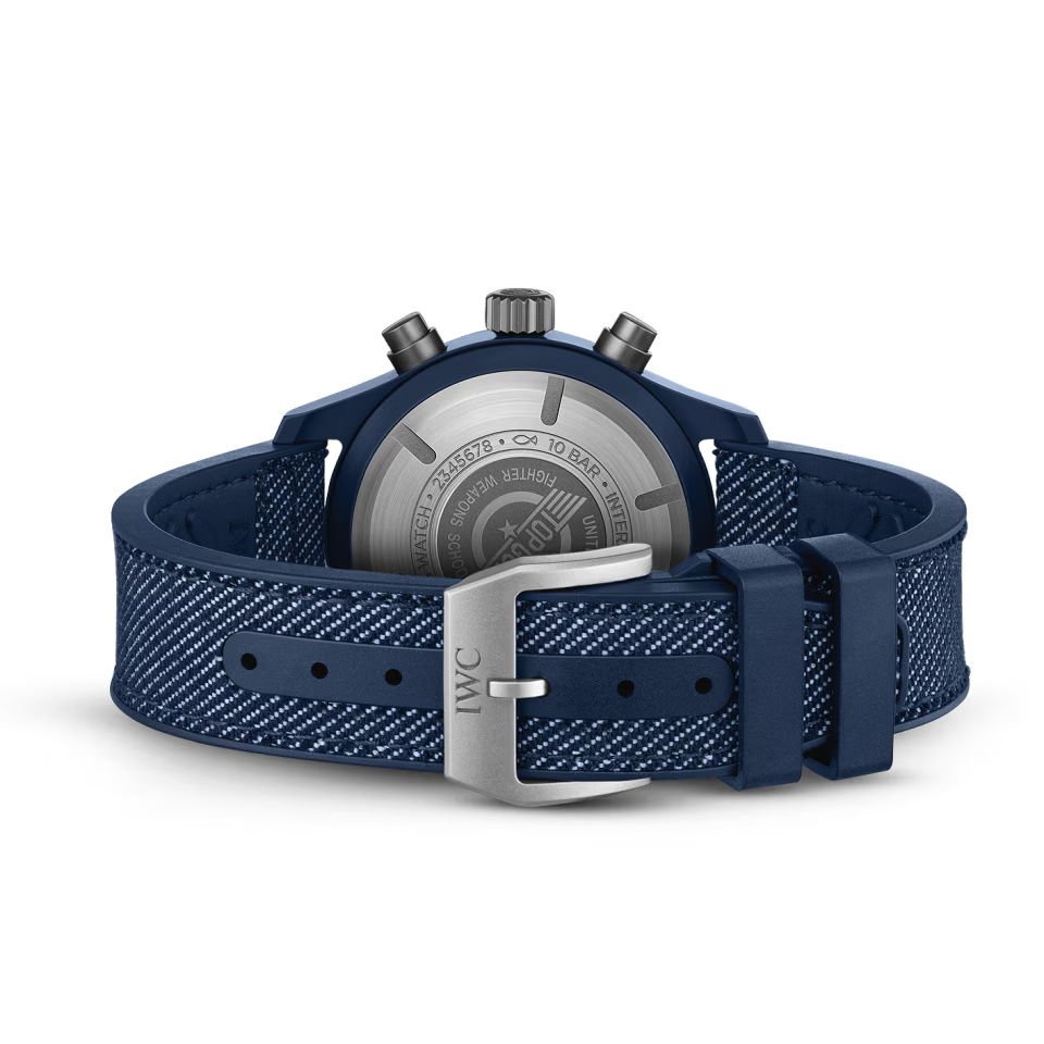 Unworn IWC Pilot’s Watch Chronograph 41 TOP GUN Oceana, Ceramic, Titanium, 41.9mm, Ref# IW389404, Strap and clasp