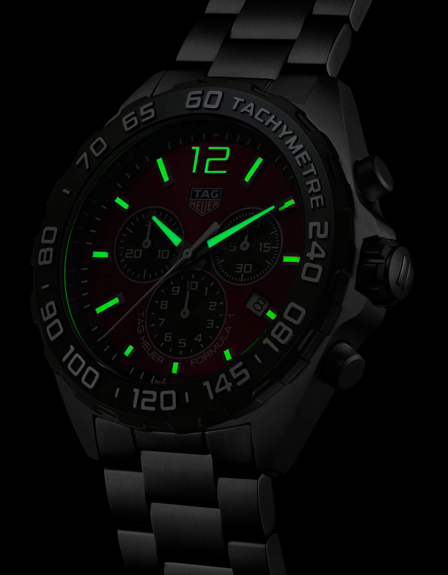 TAG Heuer Formula 1 Chronograph, Stainless Steel, 43mm, Ref# CAZ101AN.BA0842, Luminos