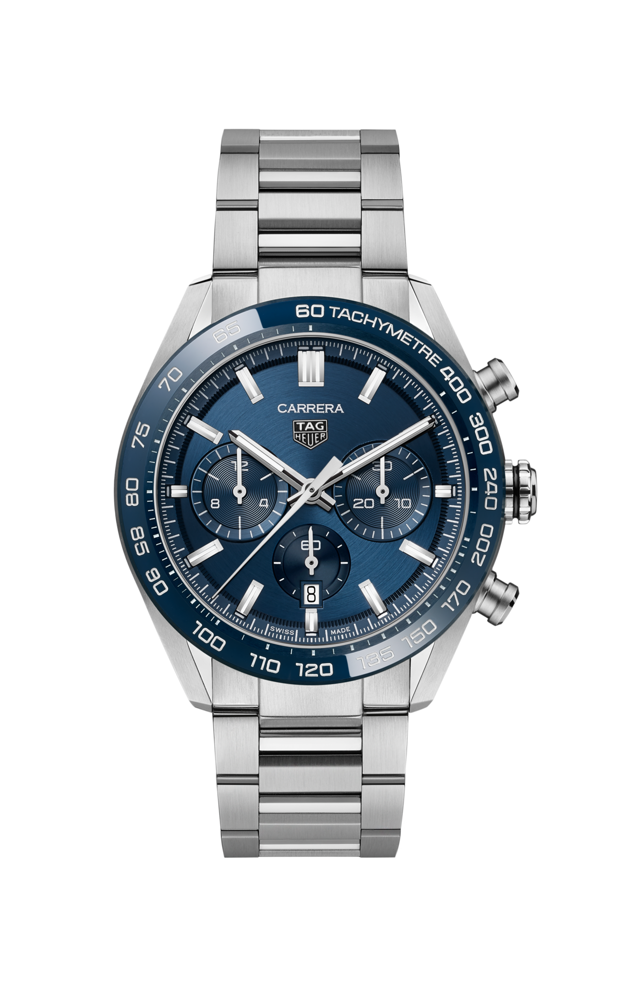 Unworn TAG Heuer Carrera Chronograph, Stainless Steel and Ceramic, 44mm, Ref# CBN2A1A.BA0643